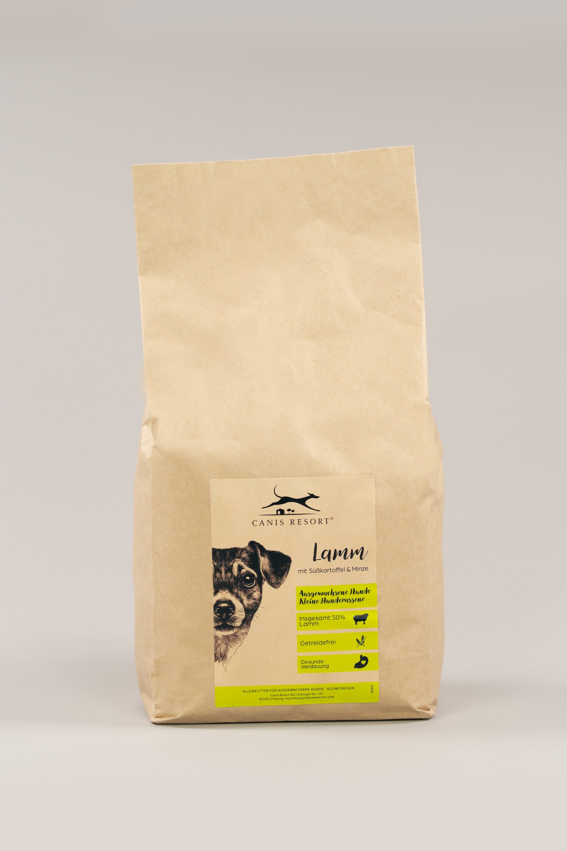 Lamm mit Süßkartoffel & Minze (für kleine Hunderassen bis 15 kg)